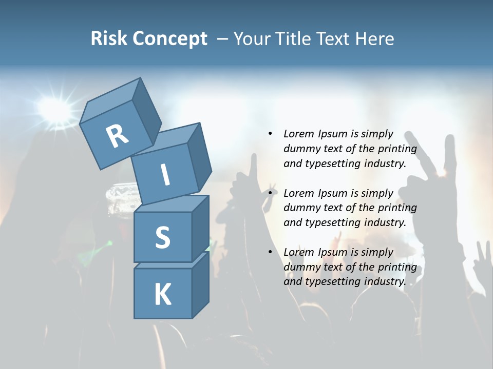 Rhythmus Party Nachtleben PowerPoint Template