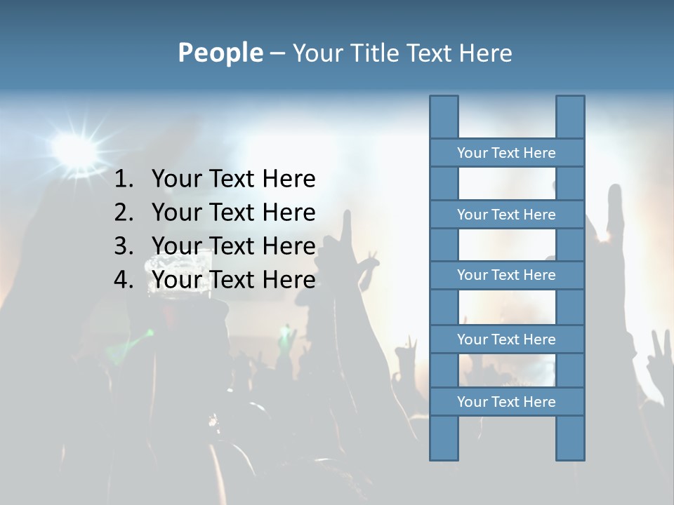 Rhythmus Party Nachtleben PowerPoint Template
