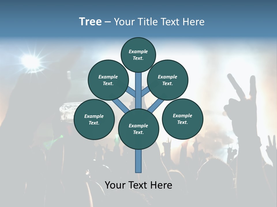 Rhythmus Party Nachtleben PowerPoint Template
