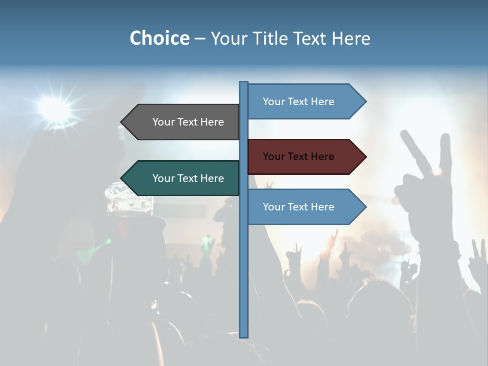 Rhythmus Party Nachtleben PowerPoint Template