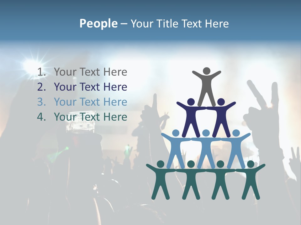 Rhythmus Party Nachtleben PowerPoint Template