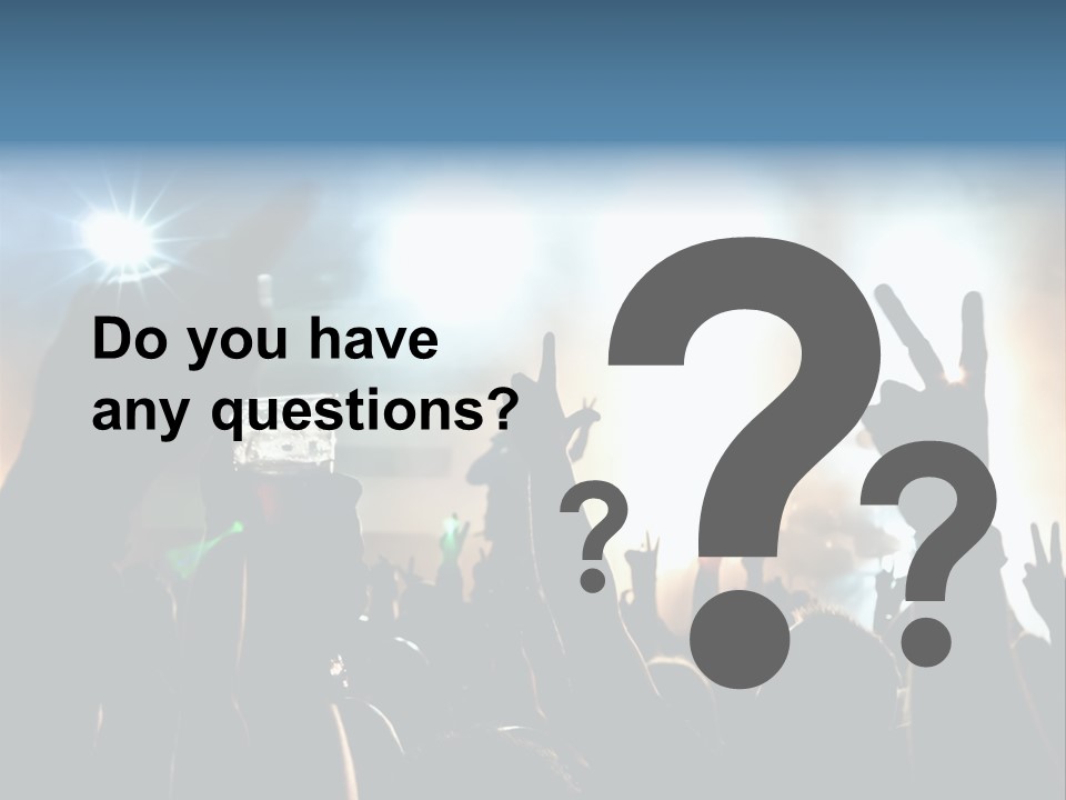 Rhythmus Party Nachtleben PowerPoint Template