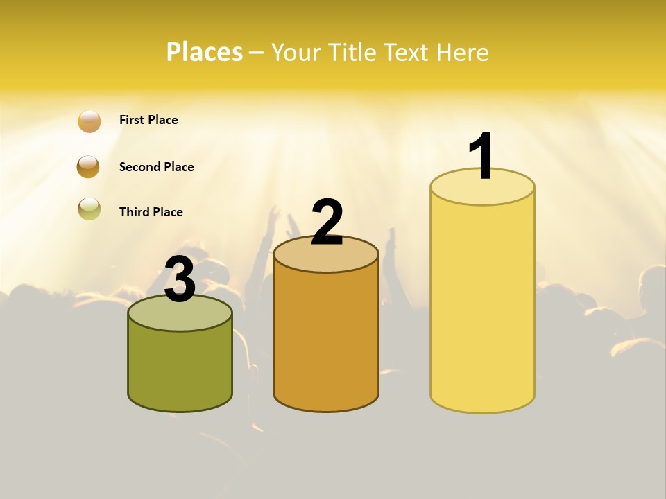Nachtleben Live Jubeln PowerPoint Template