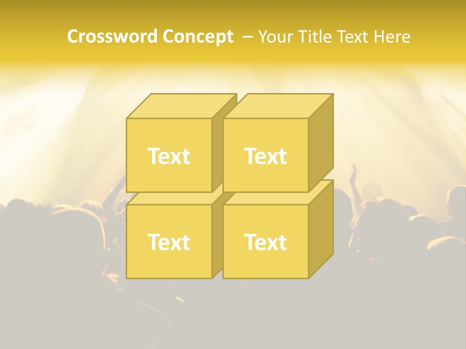 Nachtleben Live Jubeln PowerPoint Template