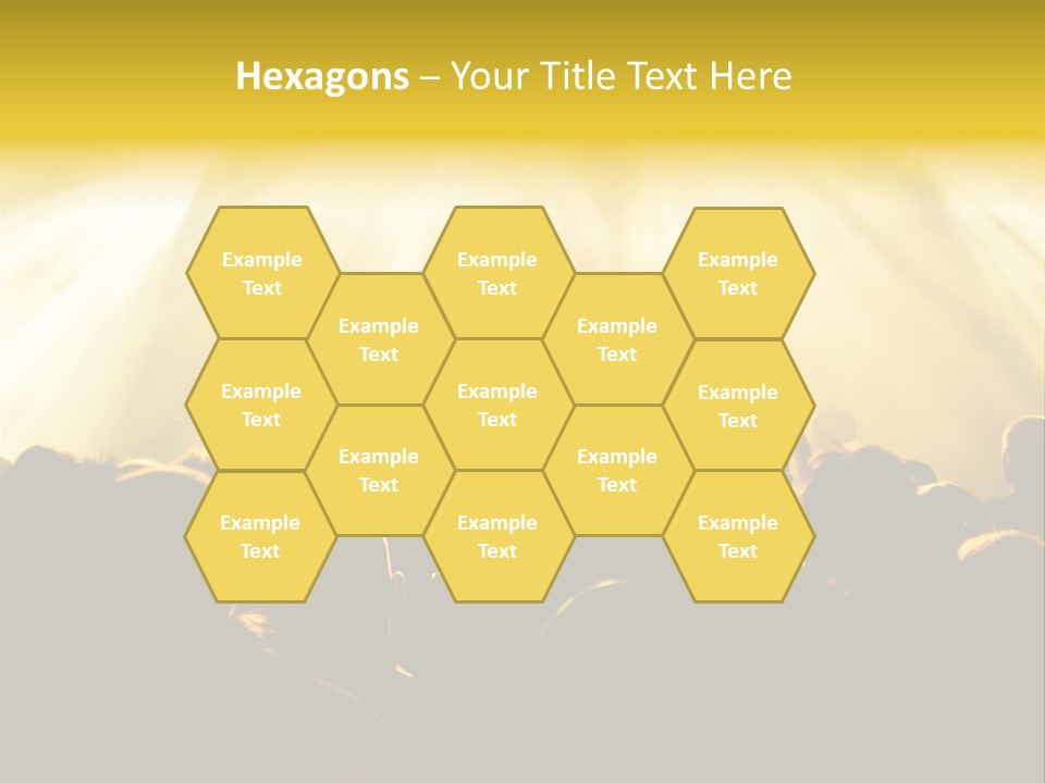 Nachtleben Live Jubeln PowerPoint Template