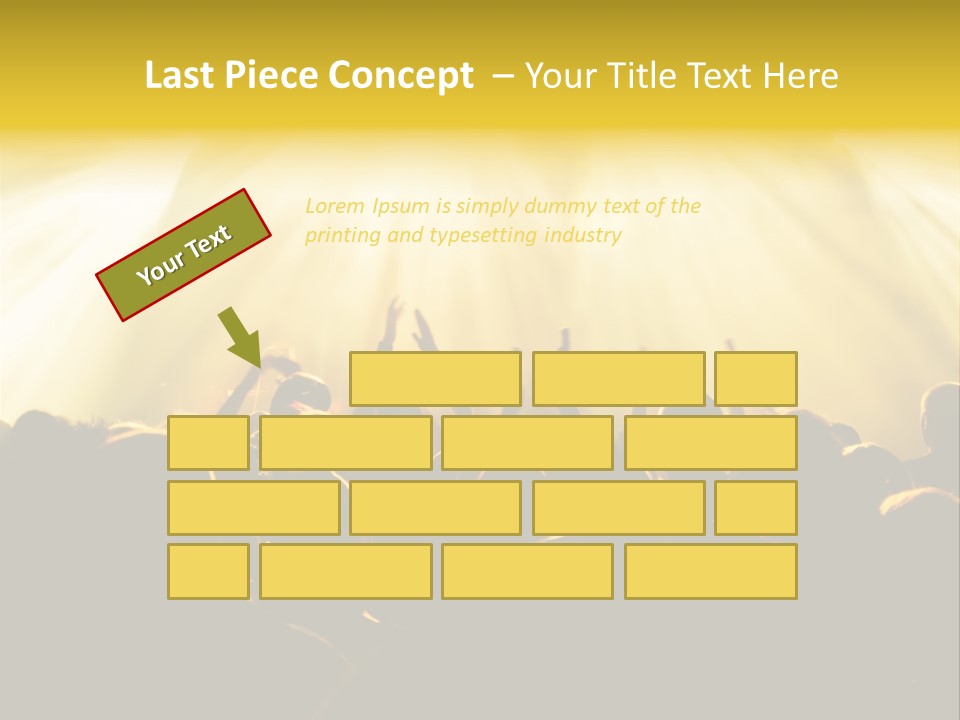 Nachtleben Live Jubeln PowerPoint Template