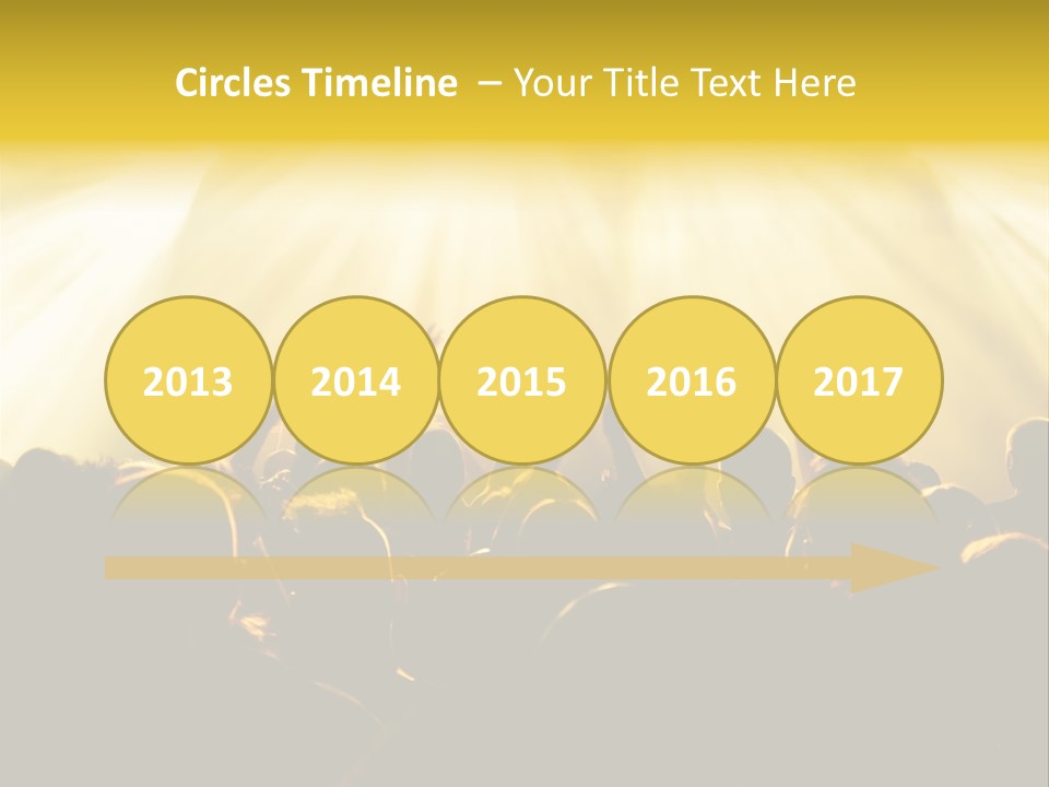 Nachtleben Live Jubeln PowerPoint Template