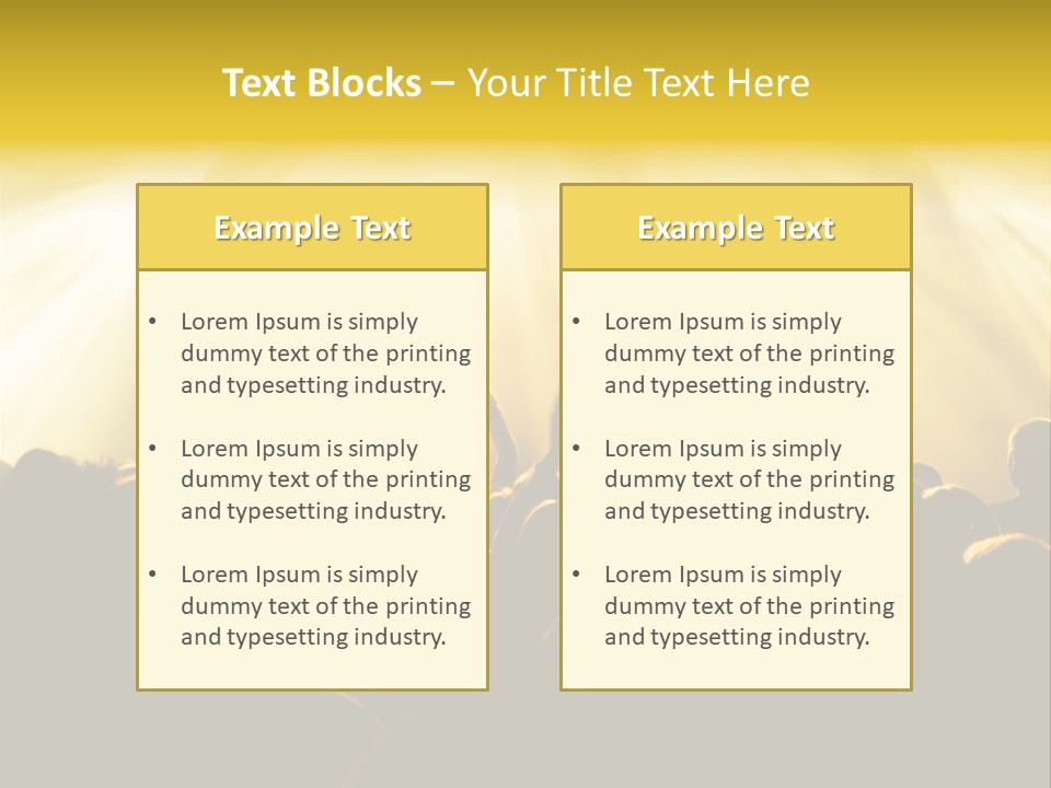 Nachtleben Live Jubeln PowerPoint Template