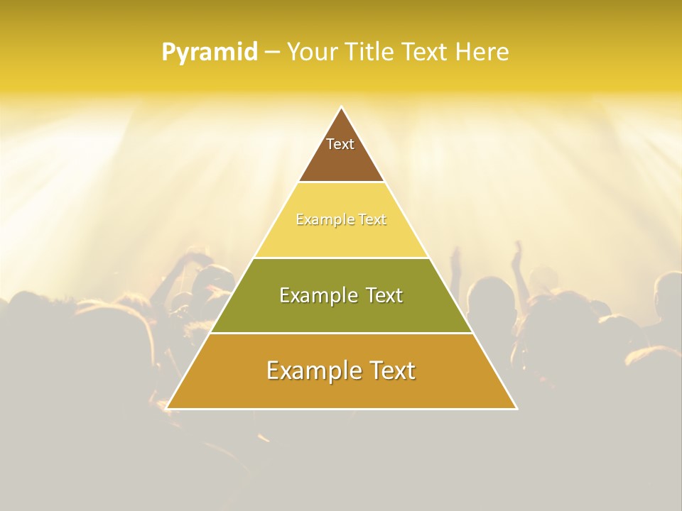 Nachtleben Live Jubeln PowerPoint Template