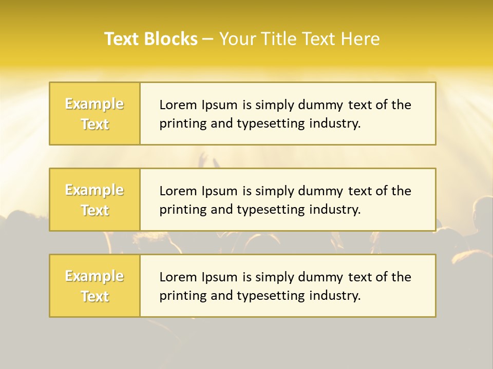 Nachtleben Live Jubeln PowerPoint Template