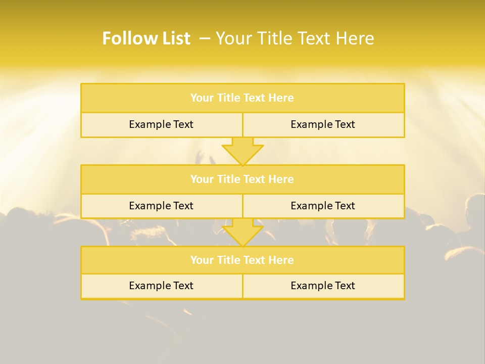 Nachtleben Live Jubeln PowerPoint Template