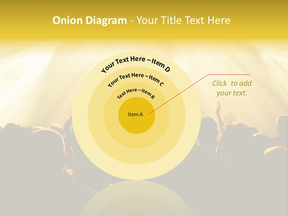 Nachtleben Live Jubeln PowerPoint Template