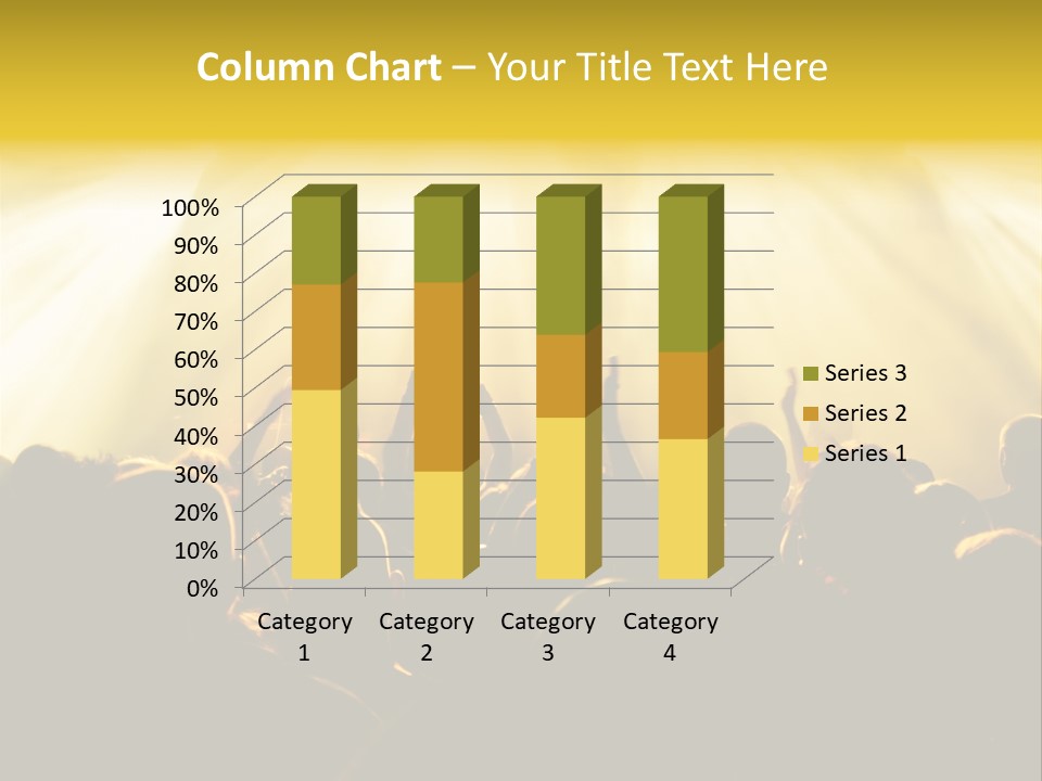 Nachtleben Live Jubeln PowerPoint Template