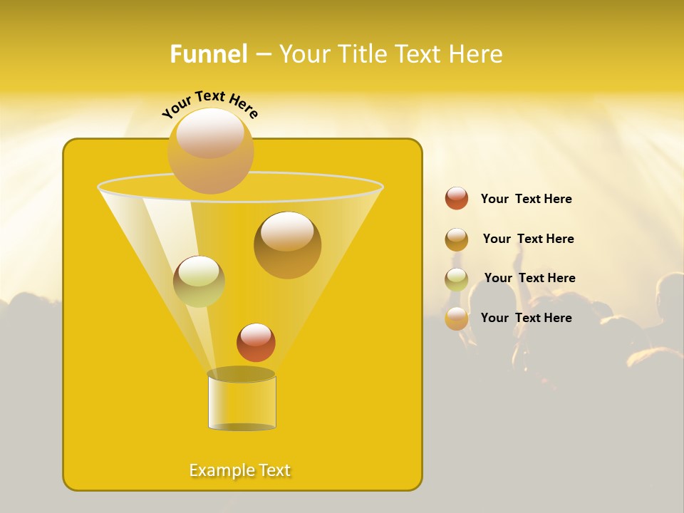 Nachtleben Live Jubeln PowerPoint Template