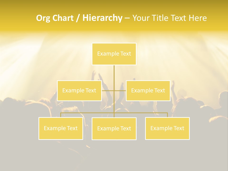 Nachtleben Live Jubeln PowerPoint Template