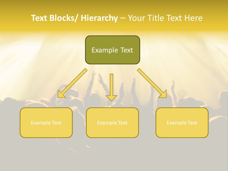Nachtleben Live Jubeln PowerPoint Template