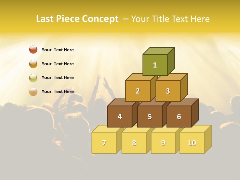 Nachtleben Live Jubeln PowerPoint Template