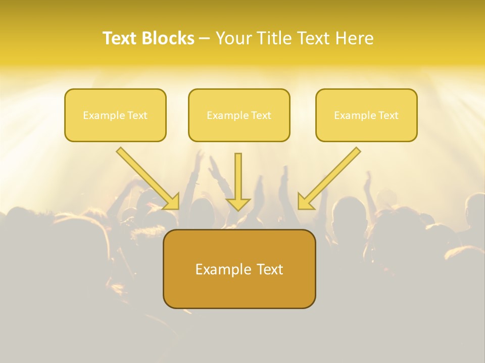 Nachtleben Live Jubeln PowerPoint Template
