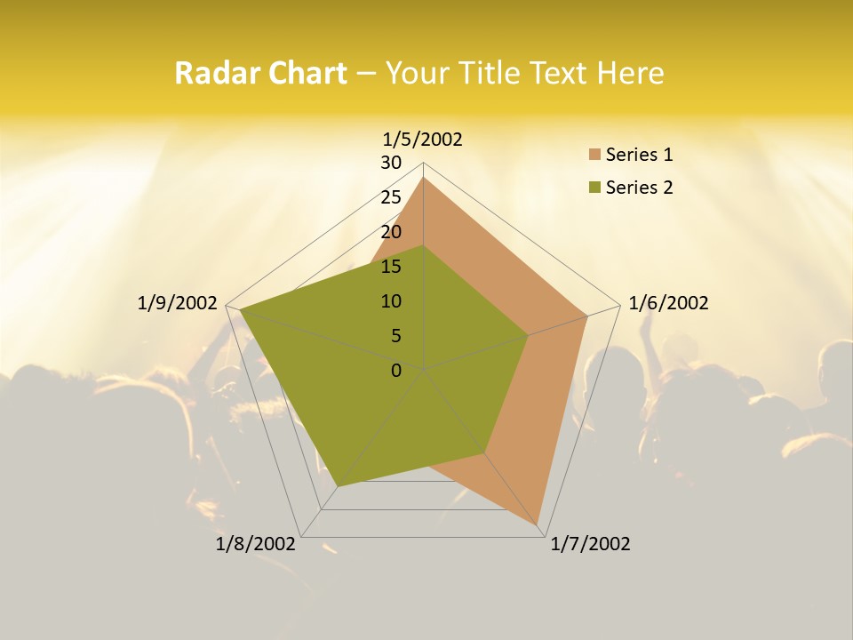 Nachtleben Live Jubeln PowerPoint Template