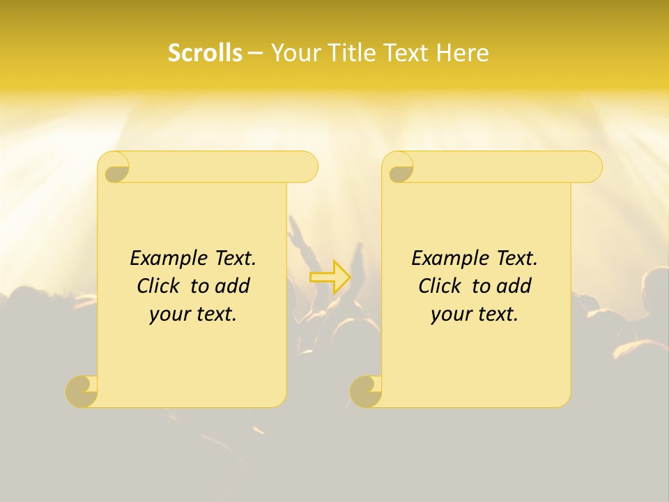 Nachtleben Live Jubeln PowerPoint Template