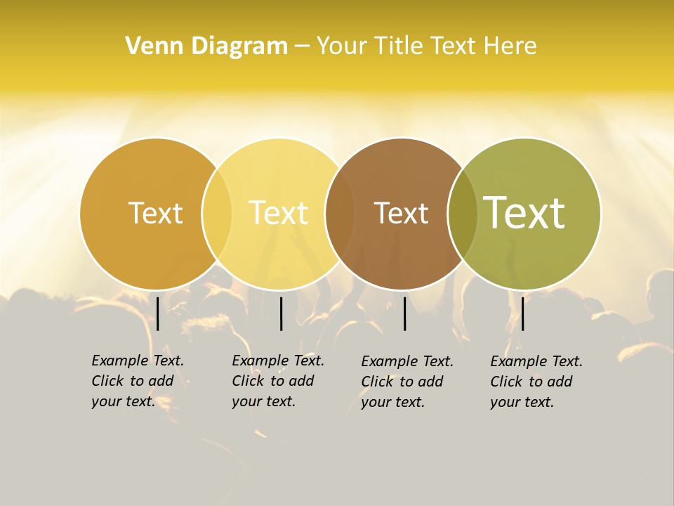 Nachtleben Live Jubeln PowerPoint Template