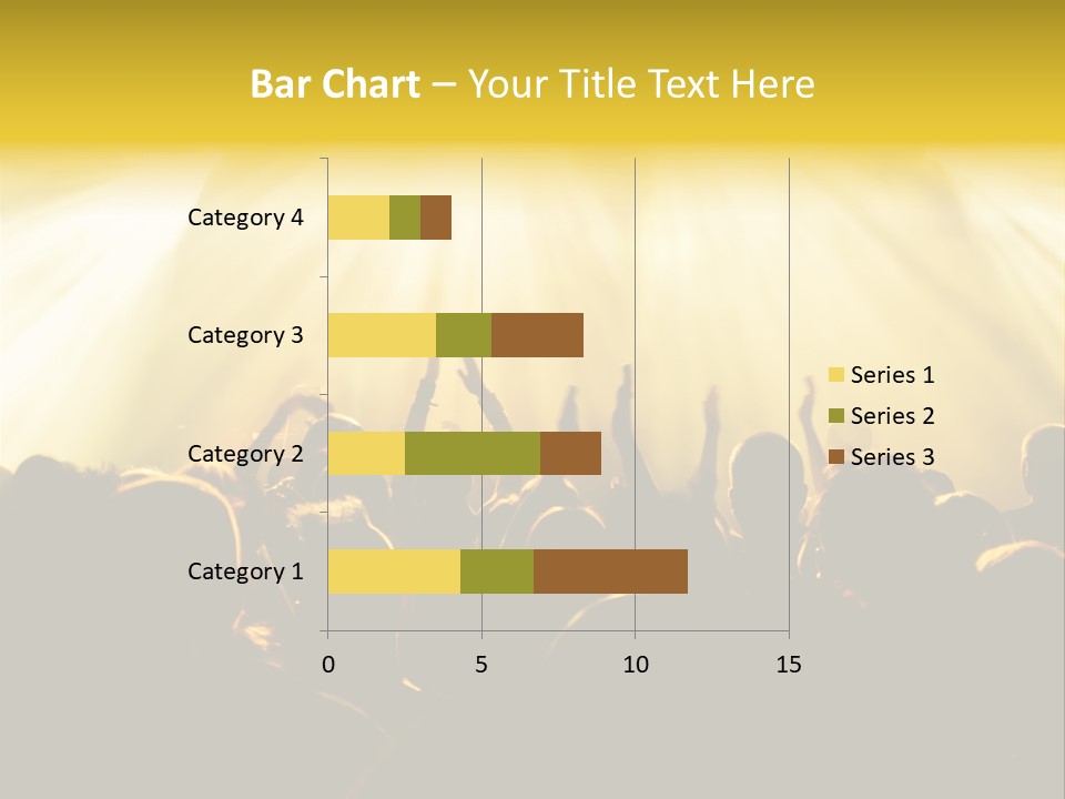 Nachtleben Live Jubeln PowerPoint Template