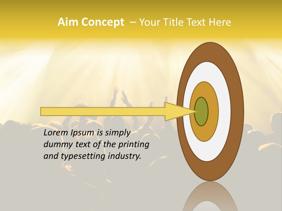 Nachtleben Live Jubeln PowerPoint Template