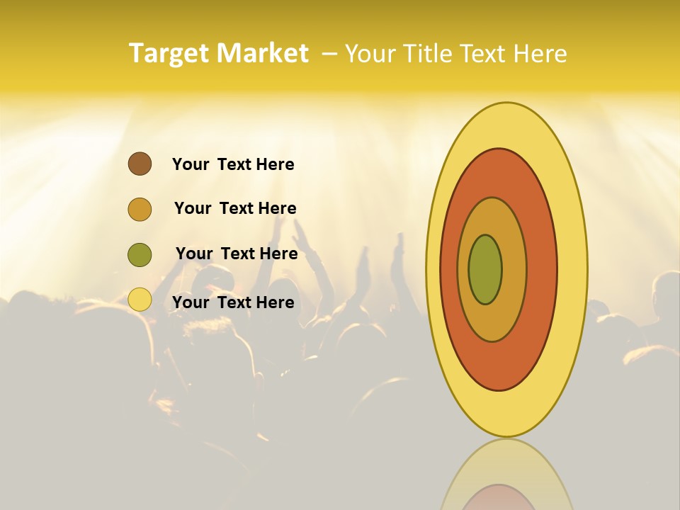 Nachtleben Live Jubeln PowerPoint Template