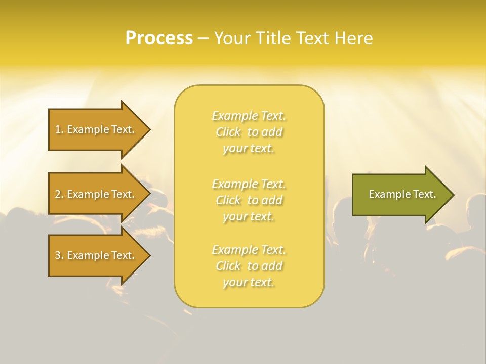 Nachtleben Live Jubeln PowerPoint Template