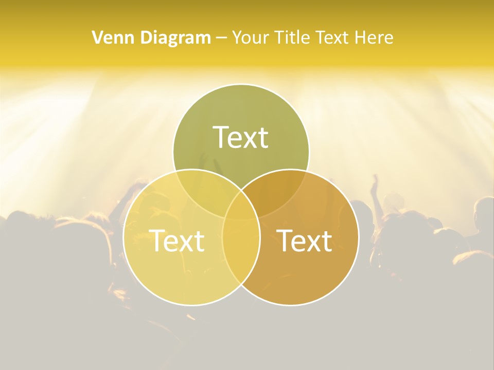 Nachtleben Live Jubeln PowerPoint Template