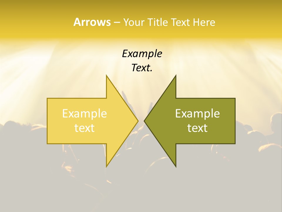 Nachtleben Live Jubeln PowerPoint Template