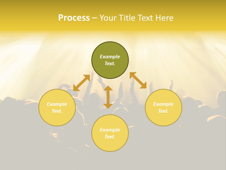 Nachtleben Live Jubeln PowerPoint Template