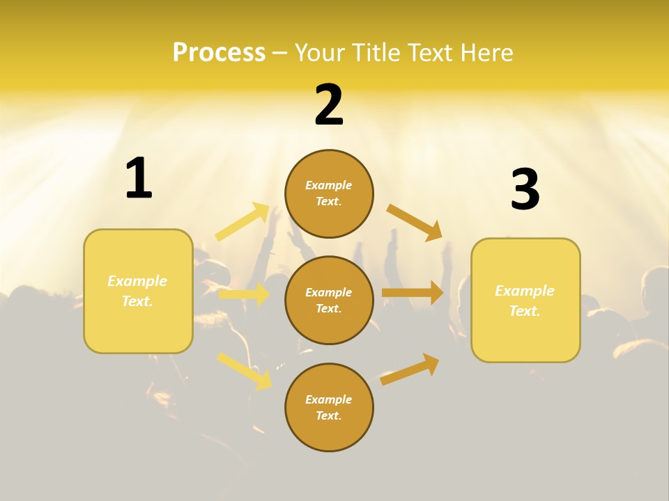 Nachtleben Live Jubeln PowerPoint Template