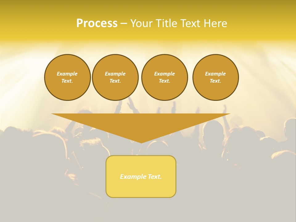 Nachtleben Live Jubeln PowerPoint Template