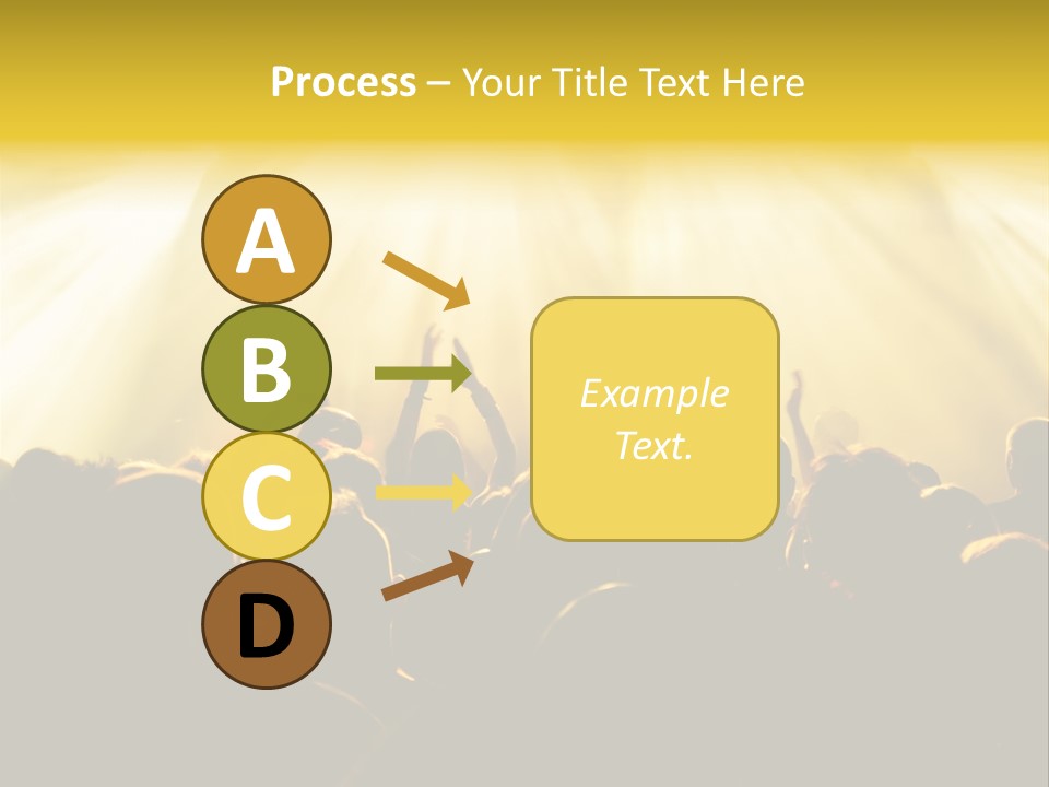 Nachtleben Live Jubeln PowerPoint Template