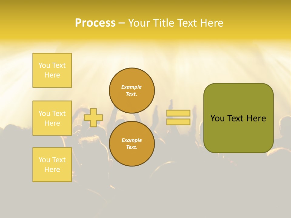 Nachtleben Live Jubeln PowerPoint Template