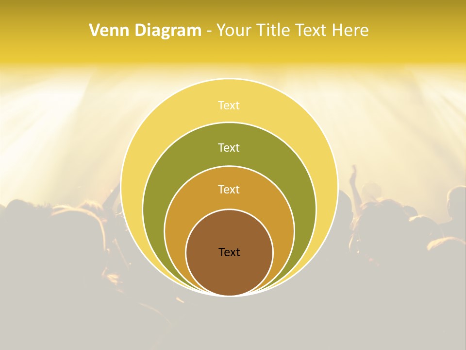 Nachtleben Live Jubeln PowerPoint Template