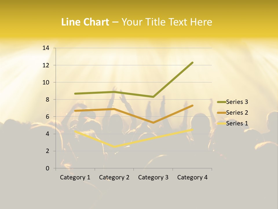 Nachtleben Live Jubeln PowerPoint Template