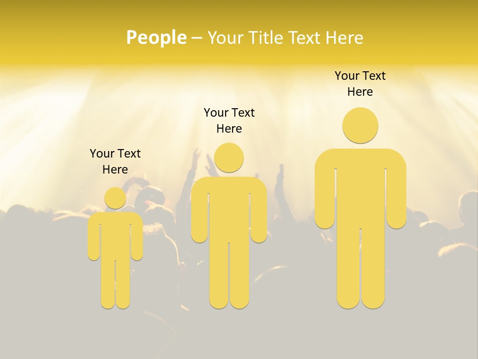 Nachtleben Live Jubeln PowerPoint Template