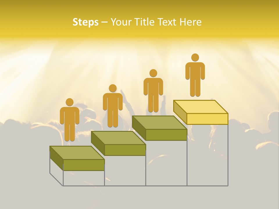 Nachtleben Live Jubeln PowerPoint Template