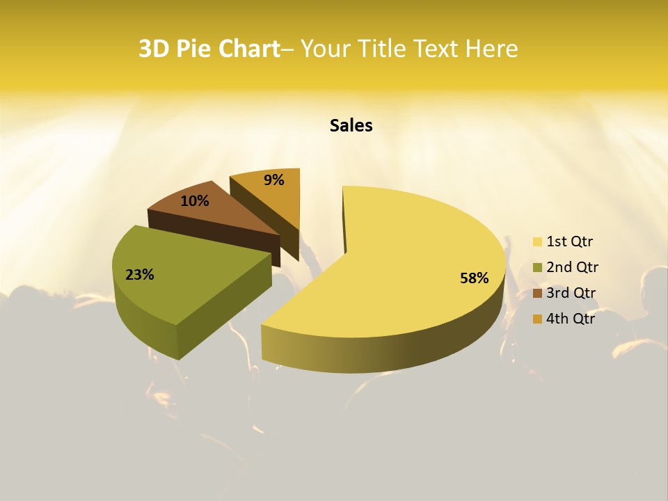 Nachtleben Live Jubeln PowerPoint Template
