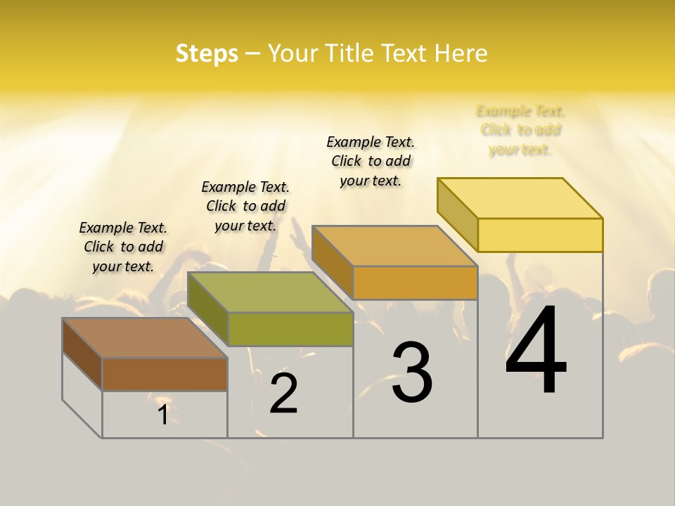 Nachtleben Live Jubeln PowerPoint Template
