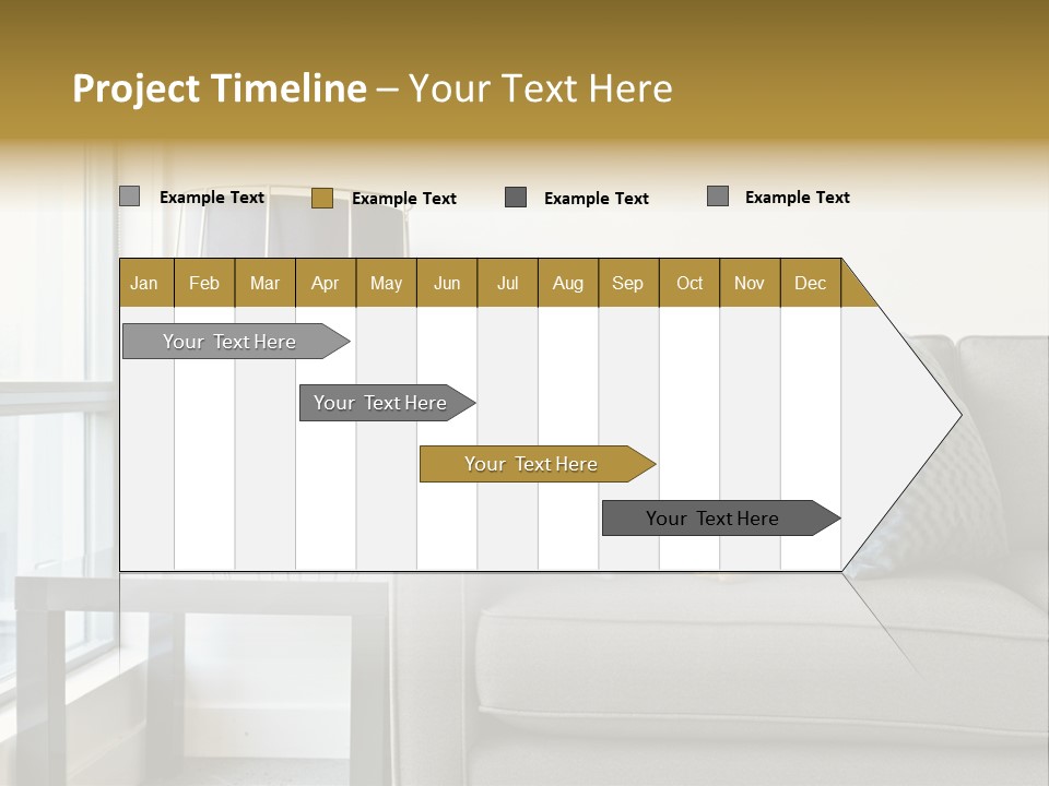 Cushions Blue Closeup PowerPoint Template