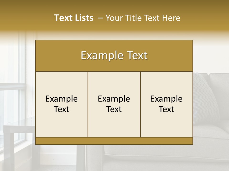 Cushions Blue Closeup PowerPoint Template