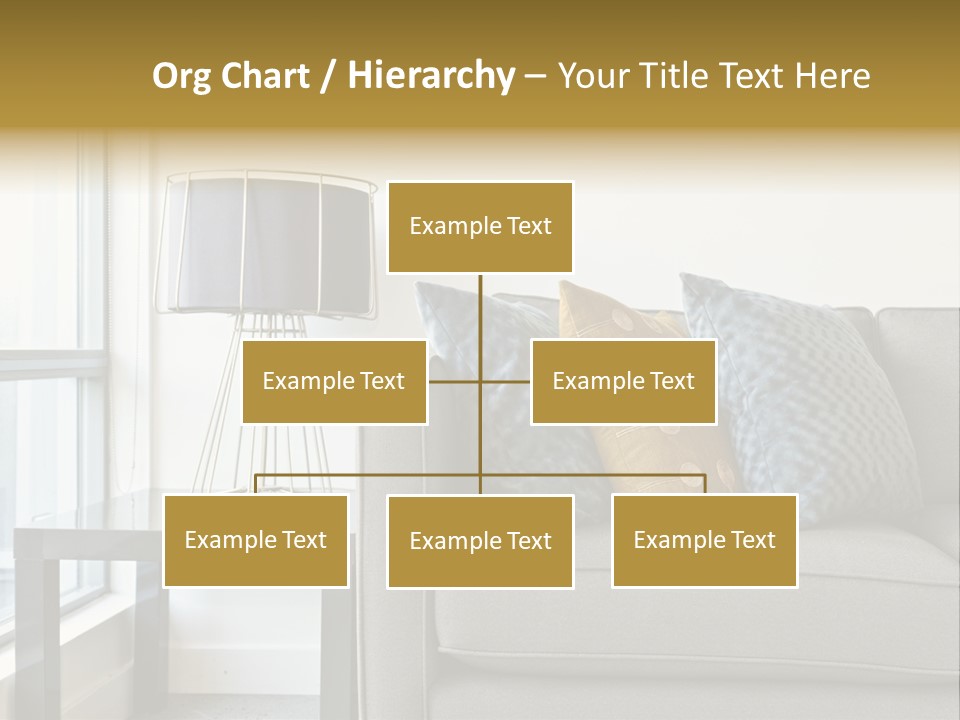 Cushions Blue Closeup PowerPoint Template