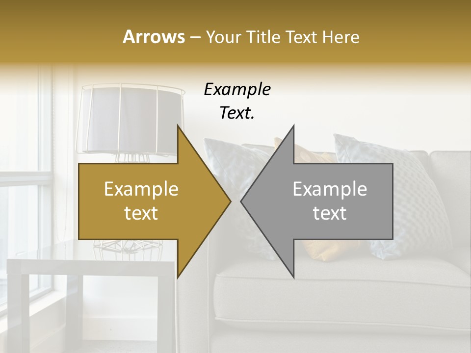 Cushions Blue Closeup PowerPoint Template