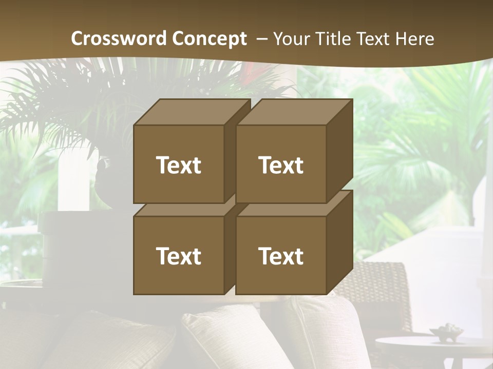 Asian Column Decoration PowerPoint Template