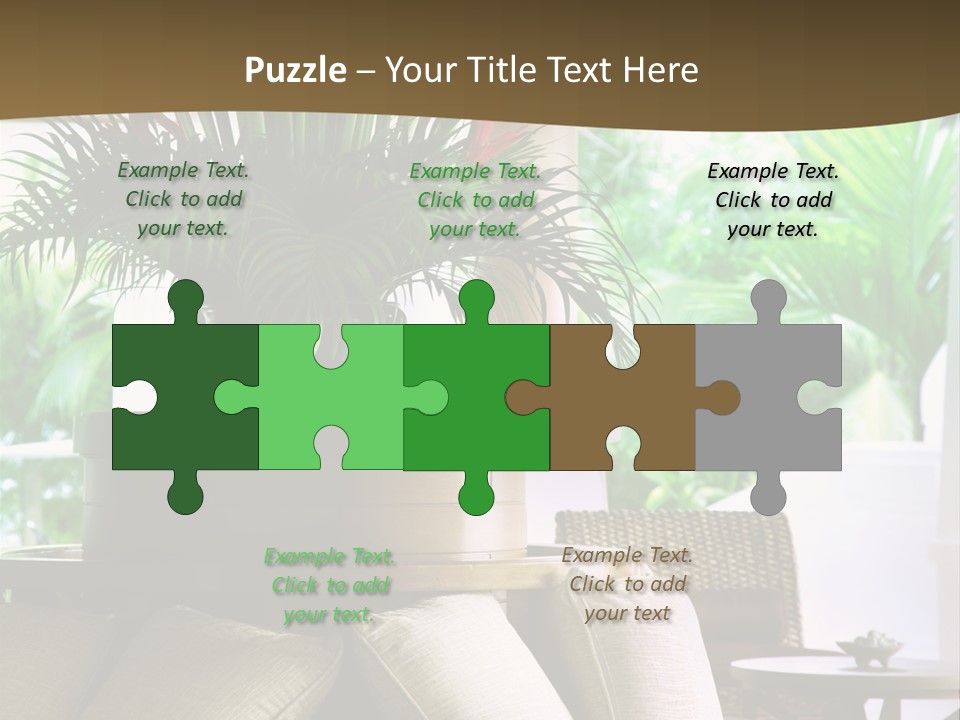 Asian Column Decoration PowerPoint Template