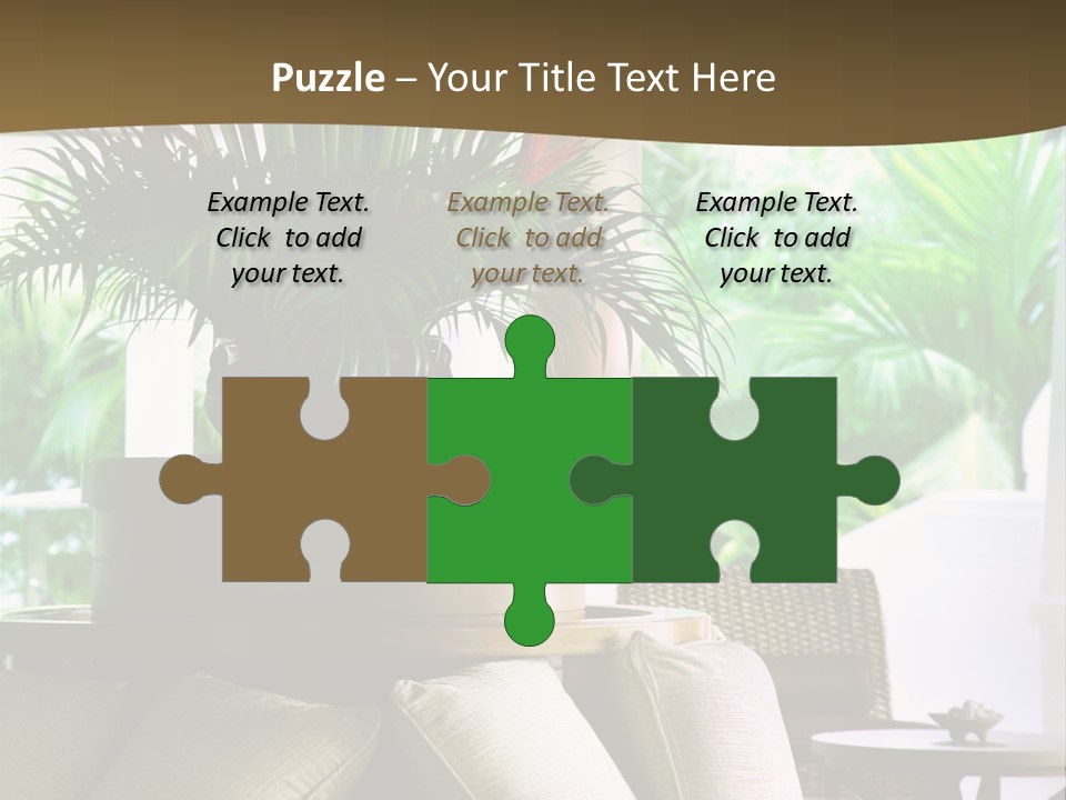 Asian Column Decoration PowerPoint Template