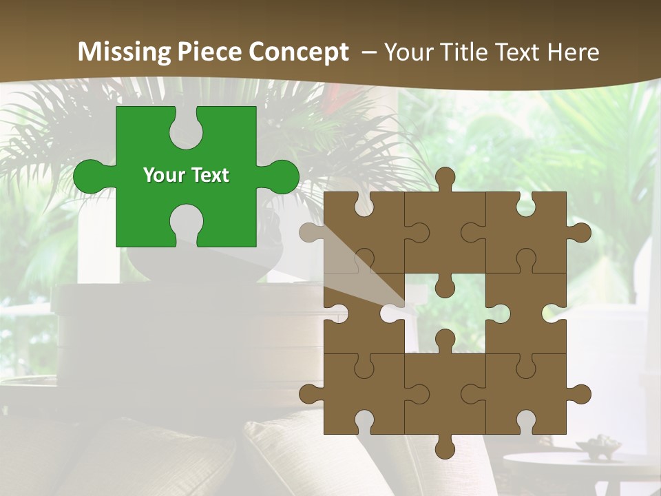 Asian Column Decoration PowerPoint Template